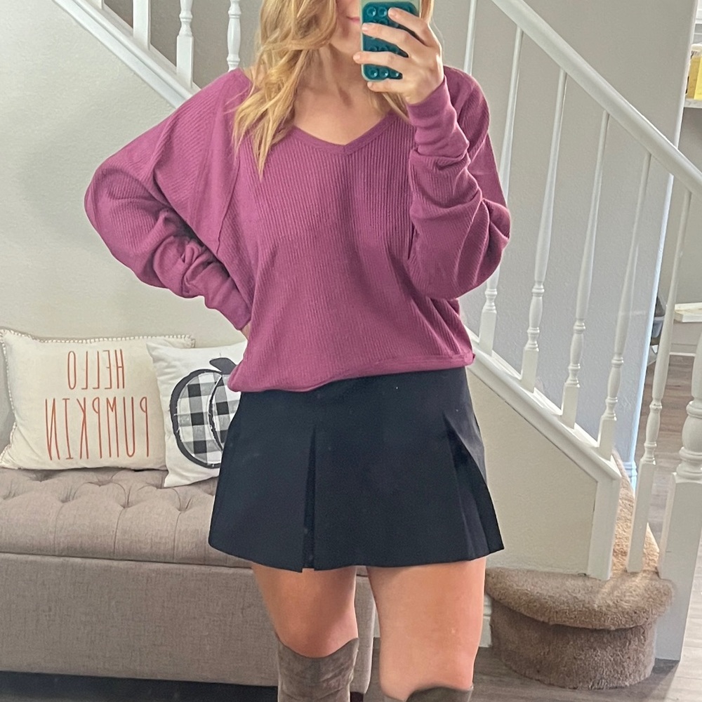 Free People Purple Crop Top